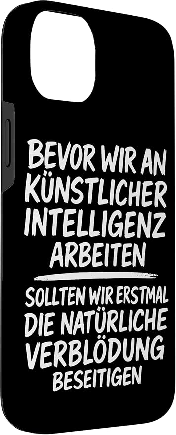 Fix Stupidity First – AI Can Wait Case for iPhone 14 Plus - Image 3