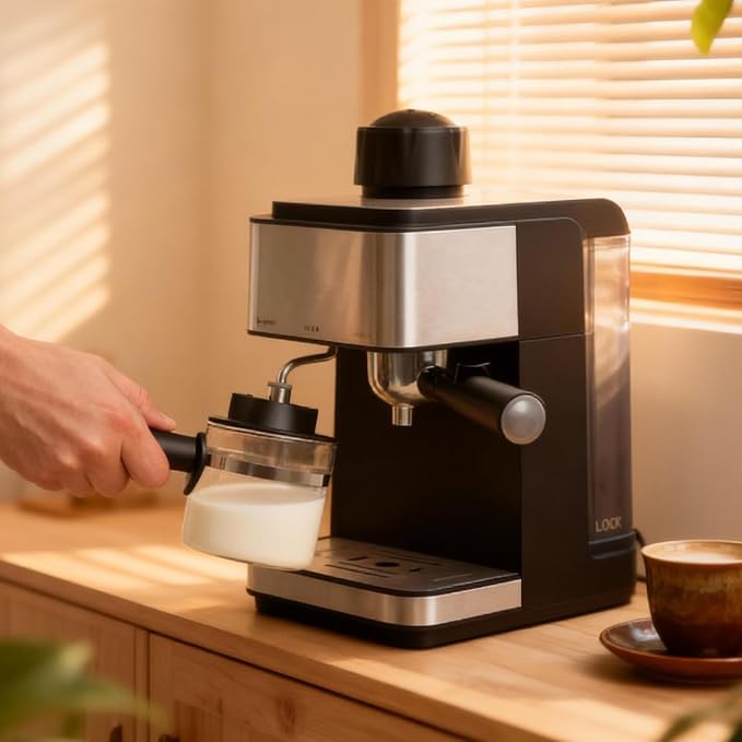 4 Cup Espresso Glass Coffee Pot Replacement-Espresso Accessories | Espresso Accessories，Compatible with IMUSA, Hamilton Beach, Mr.Coffee, Breville, UNIVEN Espresso Machine,Black handle - Image 3
