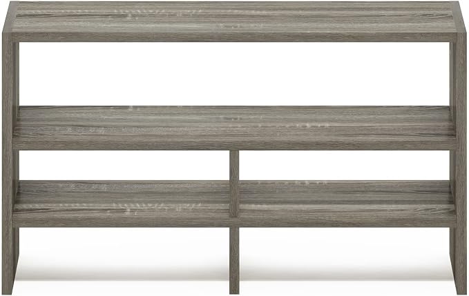 Furinno Hermite Desk Top Organizing Shelf Bookcase, French Oak - Image 6