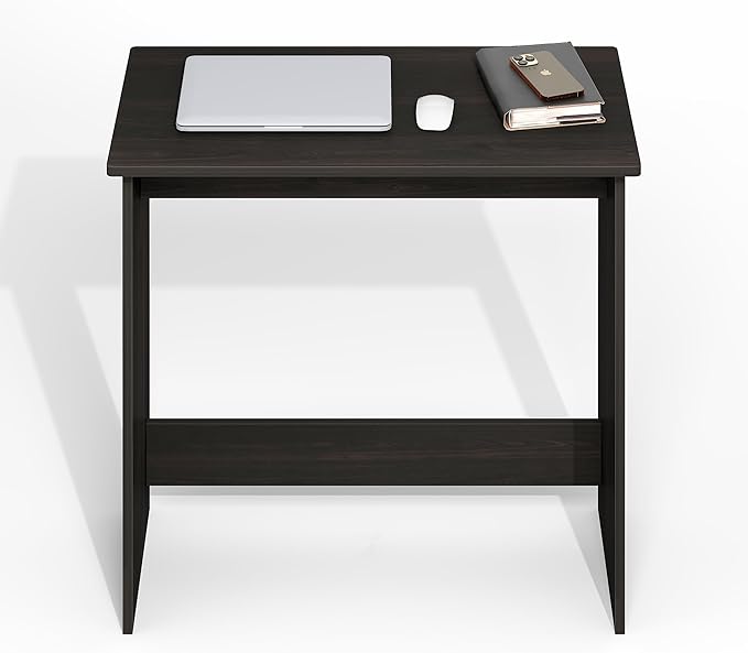 Furinno Simplistic 31-in Black Computer Desk with Drawers, Black Espresso | Small Office Desk, Rectangular Home Office Desk, Gaming Desk for Home Office, Bedroom, Study Room - Image 4