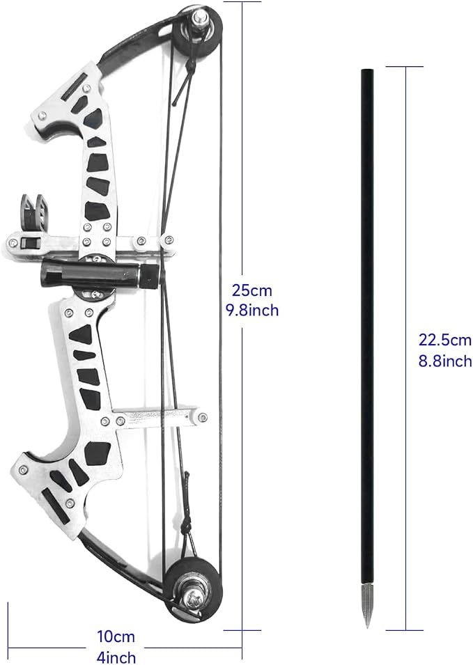 Archery Bow Set Left and Right Hand Compound Bow Hunting Bow Metal Material Catapult RH/LH for Practice Archery - Image 3