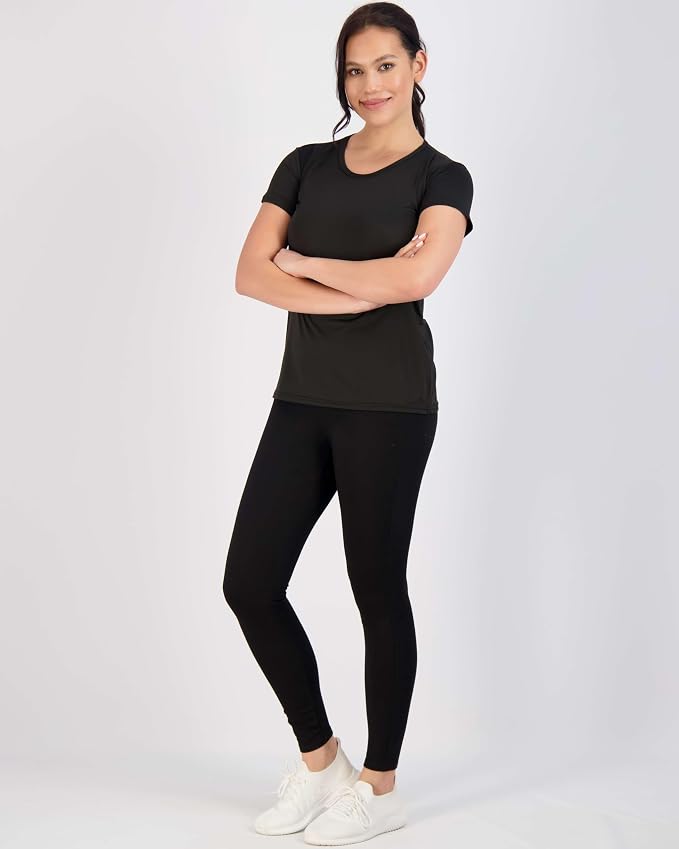 5 Pack Women's Dry Fit Short Sleeve Athletic Gym Workout Running Tops | Available in Plus Size, Exercise, Sports, Fitness, Quick Dry, Cooling, Moisture Wicking, Loose Basic Tees, Yoga, Pilates - Image 7