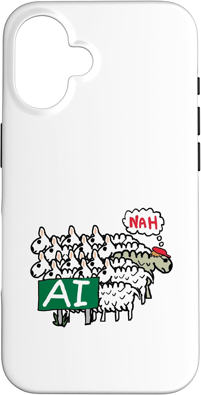 Anti AI Case for iPhone 16 by Unknown