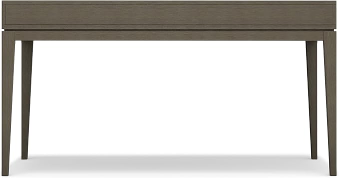 SIMPLIHOME Harper Desk - 60 Inch Wide Solid Wood Writing Desk in Farmhouse Grey, Mid-Century Modern Home Office Computer Table for Workspace or Study with 2 Drawers and Flip-Down Keyboard Tray - Image 11