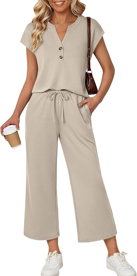 LILLUSORY Two Piece Lounge Sets for Women Vacation Beach Travel Airport Fall Outfits Casual Cruise Fashion 2026 by Lillusory