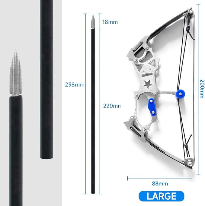 Archery Bow Set Left and Right Hand Compound Bow Hunting Bow Metal Material Catapult RH/LH for Practice Archery - Image 3