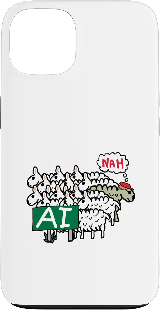 Anti AI Case for iPhone 13 by Unknown