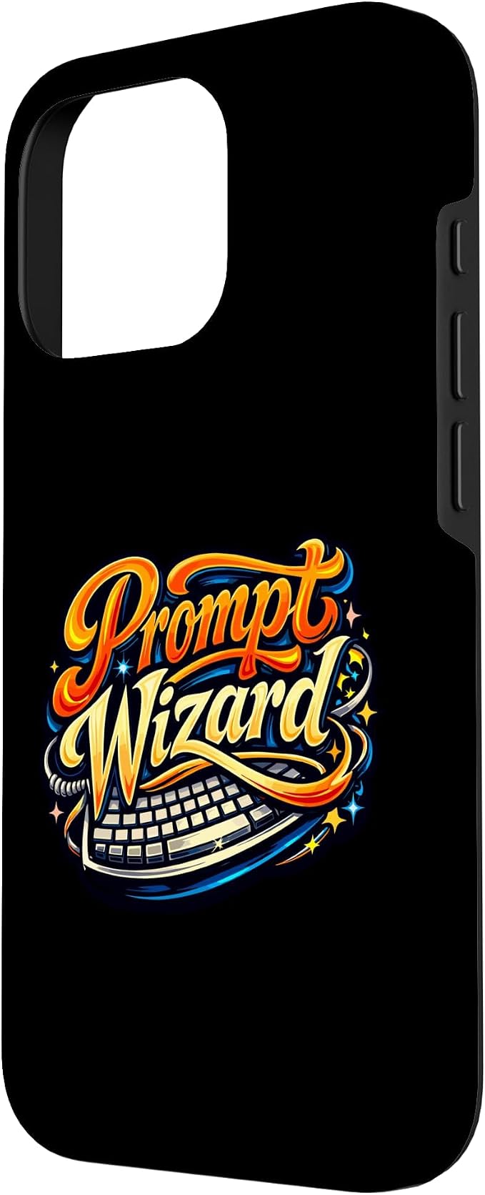Prompt Wizard AI Retro Keyboard Case for iPhone 16 Pro - Image 2