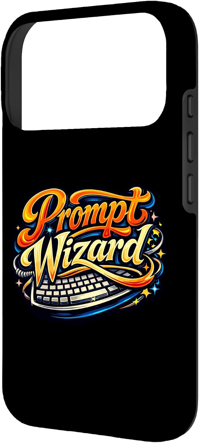 Prompt Wizard AI Retro Keyboard Case for iPhone 17 Pro - Image 2