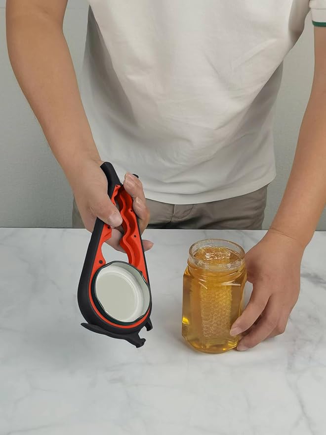 Otstar Jar Opener & Bottle Opener for Seniors with Arthritis, Weak Hands | Adjustable Lid Opener Effortlessly Opens Jars, Bottles & Pop-Top Cans, Great for Senior Parents, Grandparents, or Loved Ones - Image 5