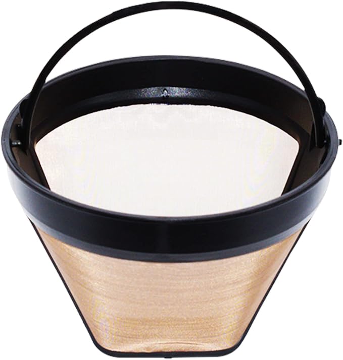 Delonghi Coffee Filter Replacement - Delonghi 5513200149 Coffee Filter - Espresso Machine and Coffee Maker Compatible - Reusable Gold Filter - 1 Count by FINE+P+RTS