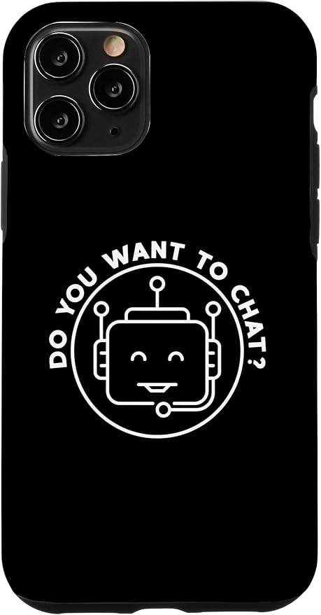 Chatbot - Do You Want To Chat? AI and ML Geek Case for iPhone 11 Pro by Unknown