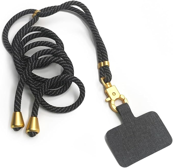 Tech Candy The Hookup Universal Lanyard Mobile Cell Phone Strap, Dark Slate - Quality, Wrist, Neck, Crossbody, Adjustable by TechCandy%7CDistill%7CTrove