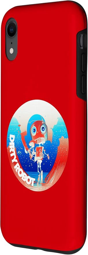 Dirty Robot my computer friend brand AI computing code cobot Case for iPhone XR - Image 2