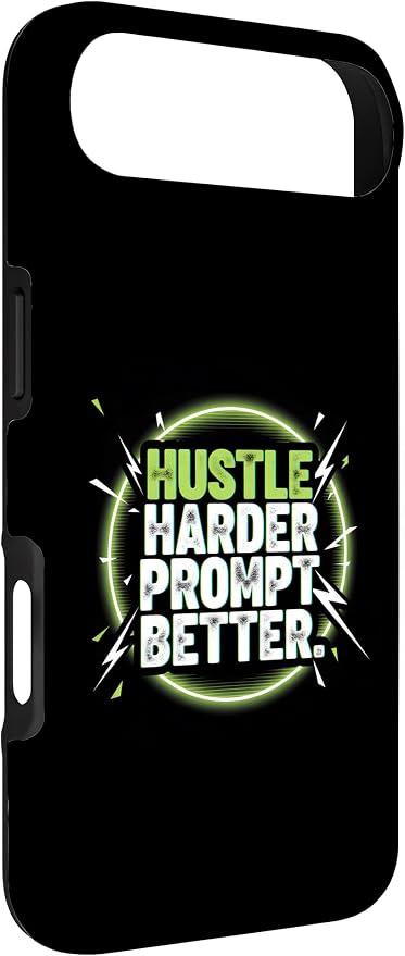 Hustle Harder Prompt Better AI Artificial Intelligence Case for iPhone Air - Image 2