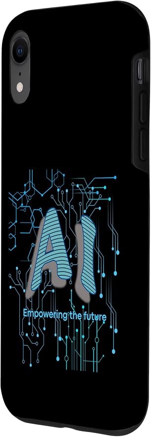 AI Circuit Board Tech Design for programmers & Engineers Case for iPhone XR - Image 2