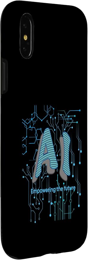 AI Circuit Board Tech Design for programmers & Engineers Case for iPhone X/XS - Image 3