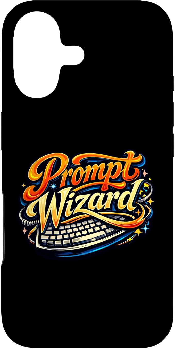 Prompt Wizard AI Retro Keyboard Case for iPhone 17 by Unknown