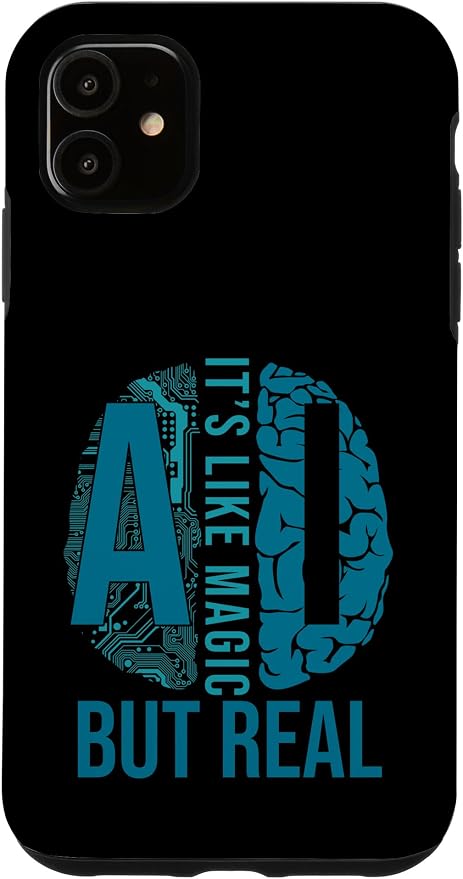 Artificial Intelligence Robot Futuristic AI Robotic Engineer Case for iPhone 11 by Unknown