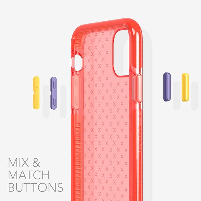 tech21 Evo Check Phone Case for Apple iPhone 11 Pro with 12 ft. Drop Protection Coral - Image 3