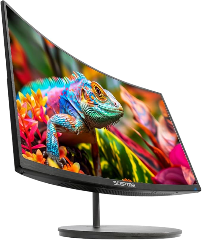 New! Sceptre Curved 27-inch Gaming Monitor 100Hz 1080p R1500 98% sRGB HDMI x2 VGA Build-in Speakers, VESA Wall Mount Machine Black 2026 (C275W-1920RN Series) - Image 2