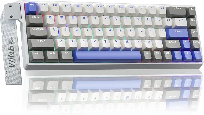 AULA WIN68 HE MAX - Hall Effect Gaming Keyboard with Magnetic Switch, Adjustable Actuation Fast Trigger Mode, 8KHz Polling Rate, RGB Backlit Wired Mechanical Gaming Keyboard 60 Percent Compact Design by AULA