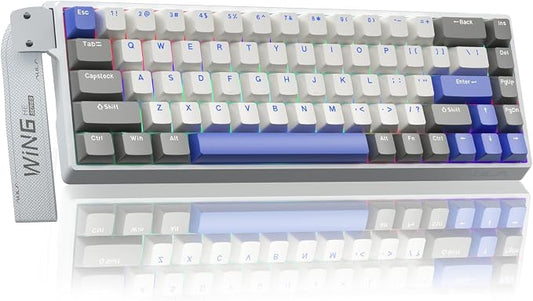 AULA WIN68 HE MAX - Hall Effect Gaming Keyboard with Magnetic Switch, Adjustable Actuation Fast Trigger Mode, 8KHz Polling Rate, RGB Backlit Wired Mechanical Gaming Keyboard 60 Percent Compact Design by AULA