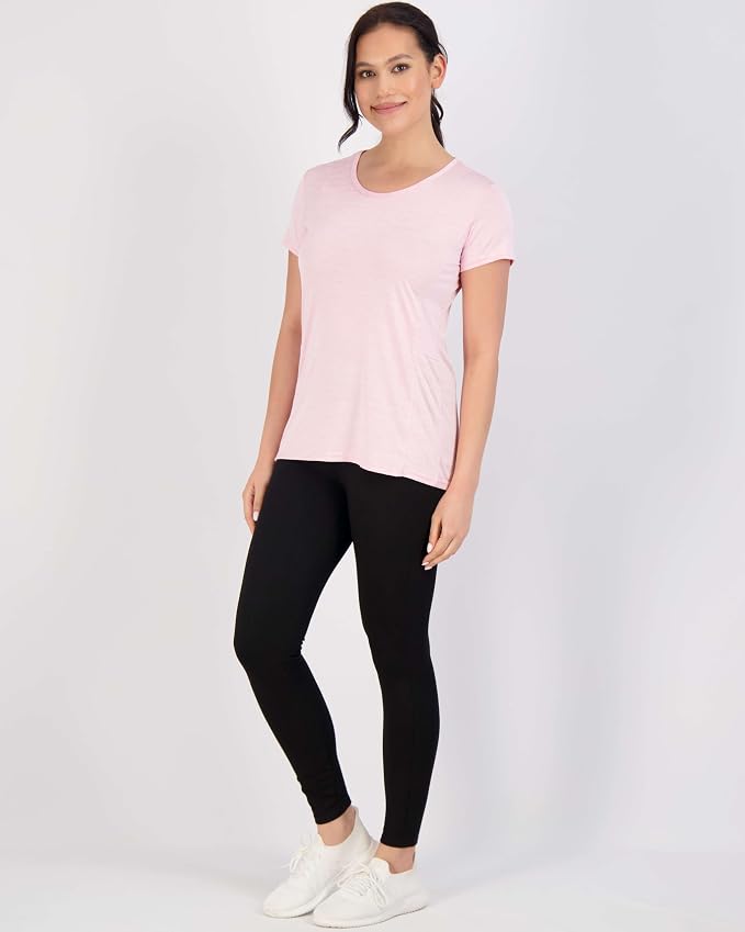 5 Pack Women's Dry Fit Short Sleeve Athletic Gym Workout Running Tops | Available in Plus Size, Exercise, Sports, Fitness, Quick Dry, Cooling, Moisture Wicking, Loose Basic Tees, Yoga, Pilates - Image 7