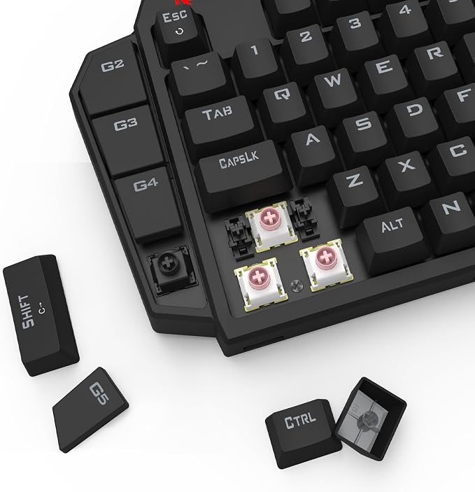 Redragon K585 HE Wired Rapid Trigger Magnetic One-Handed RGB Gaming Keypad | Silky POM Switches for Valorant FPS Precision, Zero Input Delay, 8K Polling, Dual-Module Structure, PRO Customize Software - Image 3