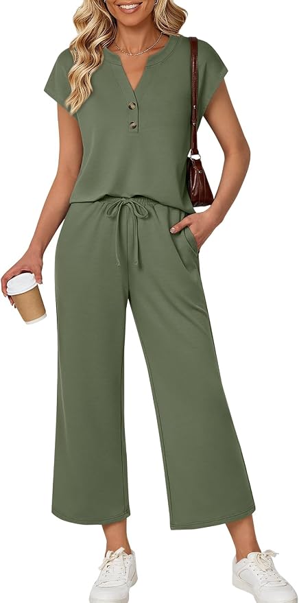 LILLUSORY Two Piece Lounge Sets for Women Vacation Beach Travel Airport Fall Outfits Casual Cruise Fashion 2026 by Lillusory