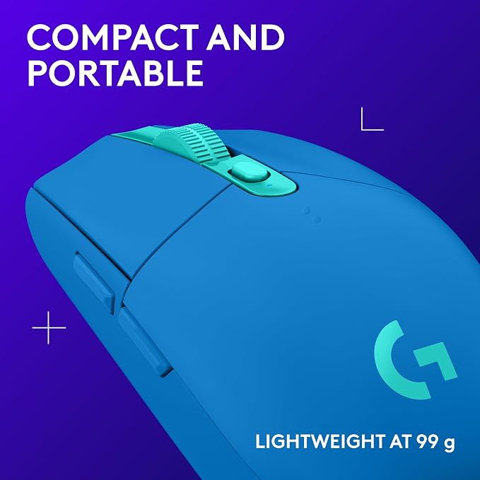 Logitech G305 Lightspeed Wireless Gaming Mouse - Blue - Image 7