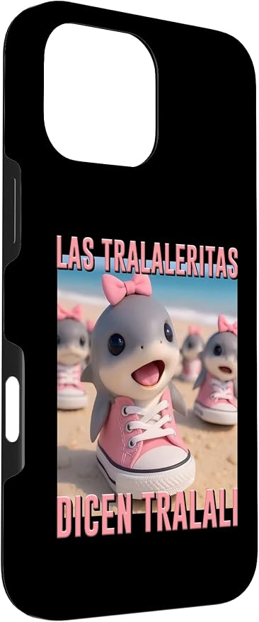 Trendy Internet Meme Tralaleritas Dicen Tralali AI Generated Case for iPhone 16 Pro Max - Image 3