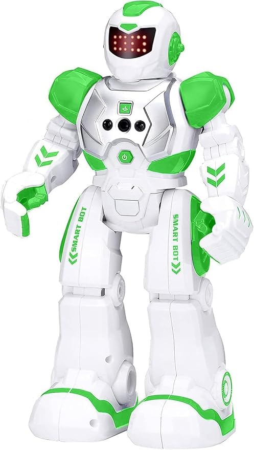 KingsDragon Robots Toy for Kids, RC Gesture Sensing Toy, Interactive Walking Singing Dancing Robot Birthday Presents for Boys Girls Age 6 7 8 9 Years Old,Green by KingsDragon