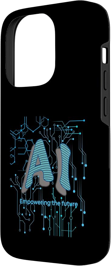 AI Circuit Board Tech Design for programmers & Engineers Case for iPhone 14 Pro - Image 2