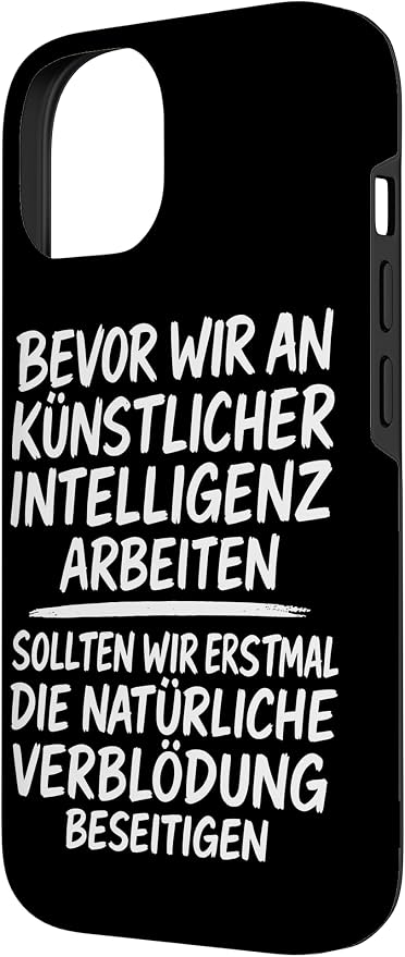 Fix Stupidity First – AI Can Wait Case for iPhone 14 - Image 2