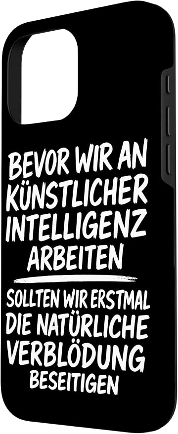 Fix Stupidity First – AI Can Wait Case for iPhone 16 Pro Max - Image 2