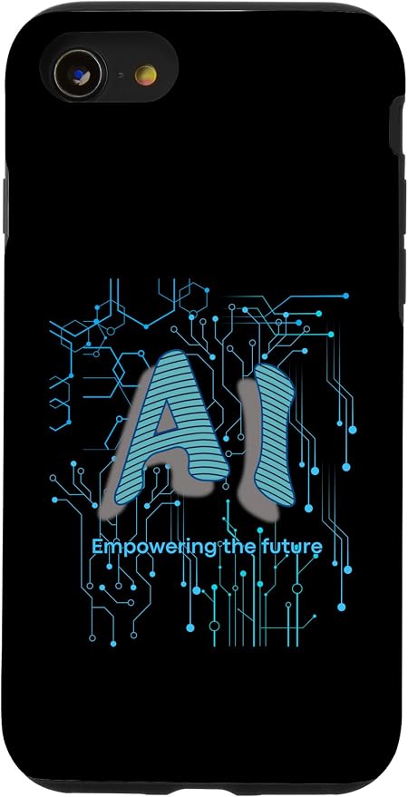AI Circuit Board Tech Design for programmers & Engineers Case for iPhone SE (2020) / 7 / 8 by Unknown