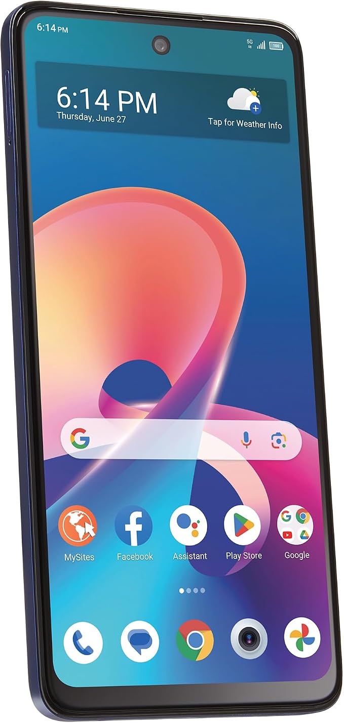 Tracfone, TCL 50 XE 5G, 128GB, Prepaid Smartphone, Gray, 50MP AI-Powered Camera, Locked - Image 6