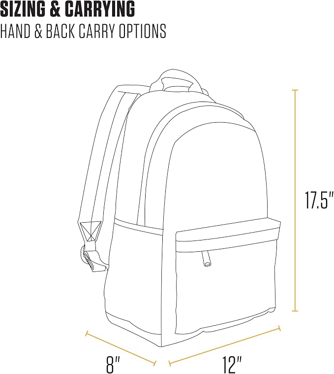 Carhartt 21L Classic Laptop Backpack, Water-Resistant Pack W/ 15" Laptop Sleeve and Organizational Compartments, Pink Glow - Image 4