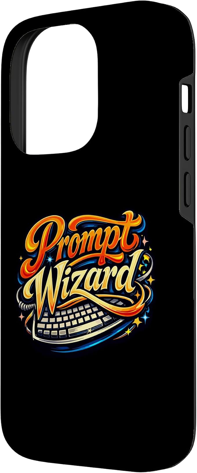 Prompt Wizard AI Retro Keyboard Case for iPhone 14 Pro - Image 2