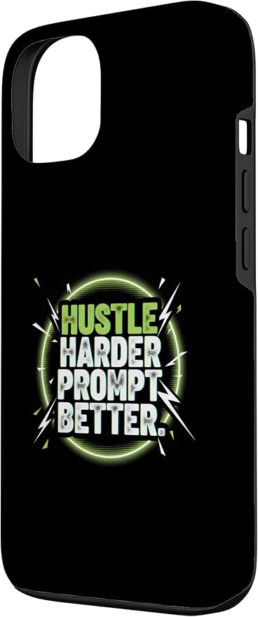 Hustle Harder Prompt Better AI Artificial Intelligence Case for iPhone 13 - Image 2