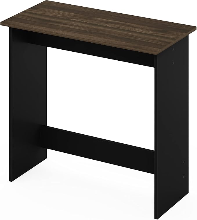 Furinno Simplistic 31-Inch Rustic Brown Computer Desk, Small Office Desk, Rectangular Home Office Desk with Drawers, Gaming Desk for Home Office, Bedroom, Study Room, Brown Walnut - Image 5