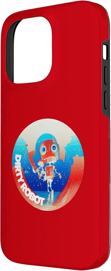 Dirty Robot my computer friend brand AI computing code cobot Case for iPhone 14 Pro Max - Image 2