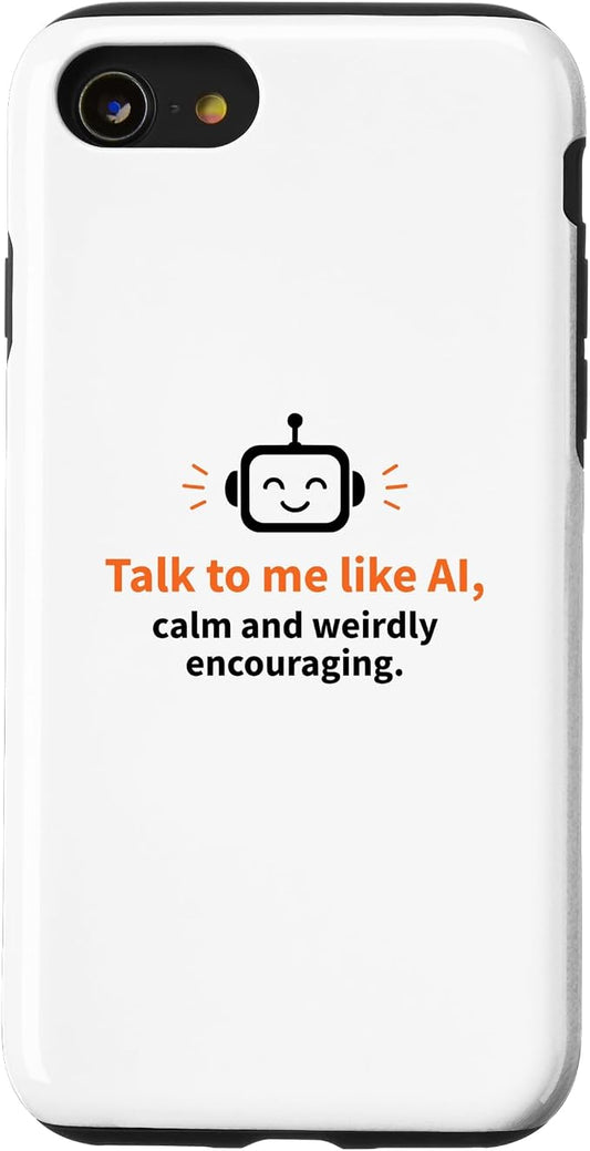 AI Robot Calm Encouraging Tech Support Case for iPhone SE (2020) / 7/8 by Unknown