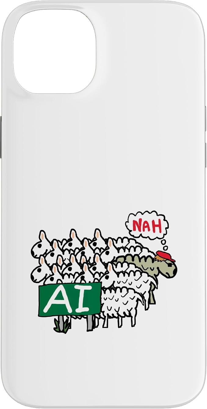 Anti AI Case for iPhone 14 Plus by Unknown