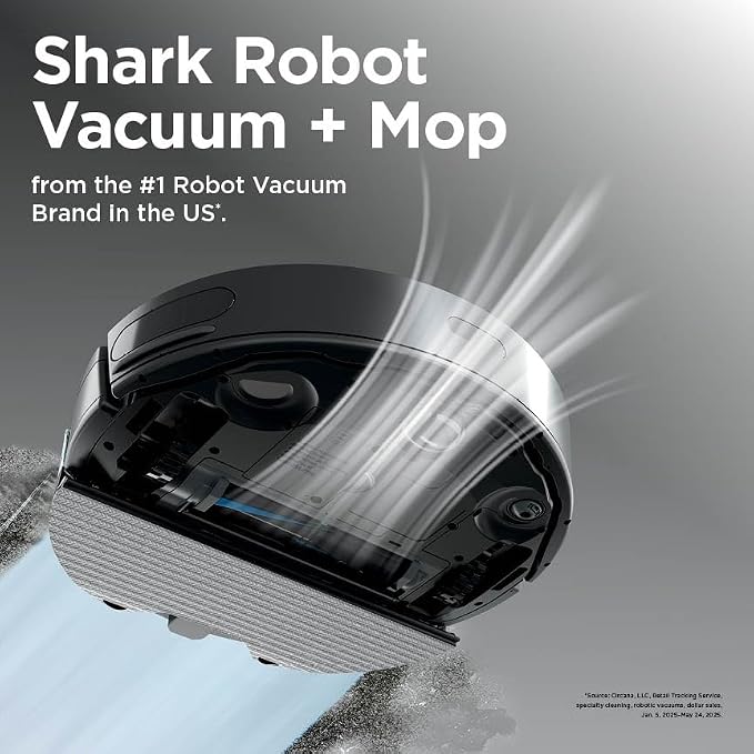 Shark Matrix Plus Robot Vacuum and Mop,UR2650WS | Sonic Mopping, Matrix Clean, CleanEdge, HEPA 30-Day Self-Empty Base, 360° LiDAR Mapping, Self-Cleaning Brushroll, Wi-Fi - Image 2