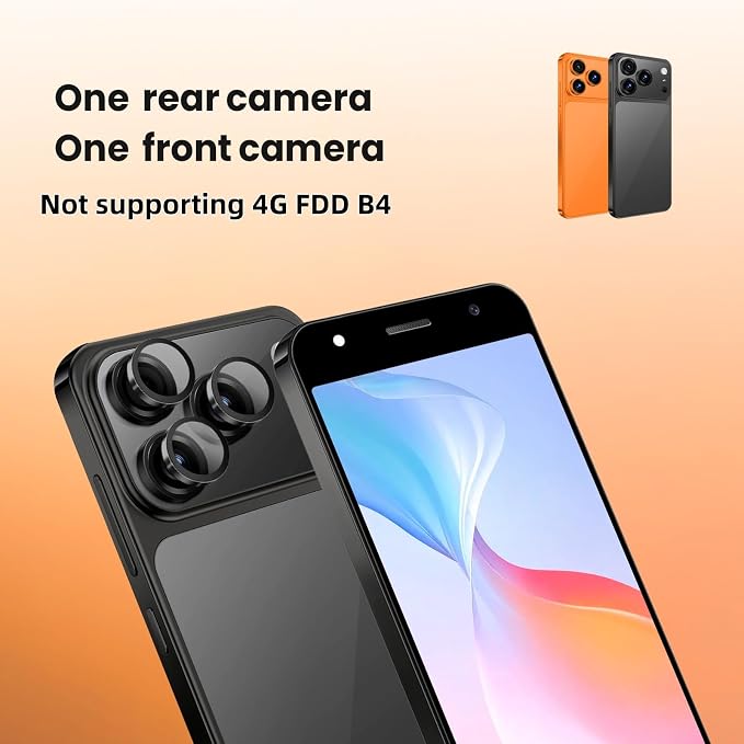 Unlocked 4G Android Phone, 5.0-inch Screen, 2GB RAM + 16GB ROM/TF 128GB, Dual SIM, Dual Camera, Suitable for Beginners (28black) - Image 8