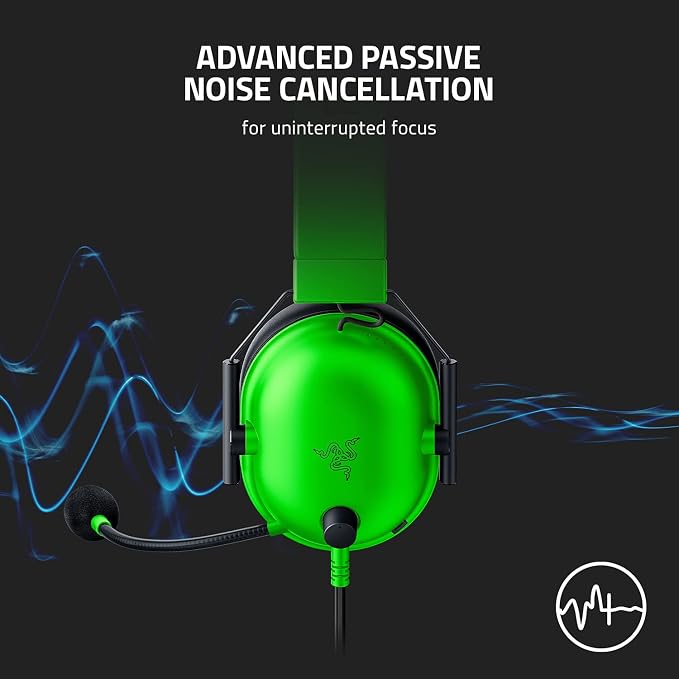 Razer BlackShark V2 X Gaming Headset, 3.5mm Audio Jack, Green - Image 5