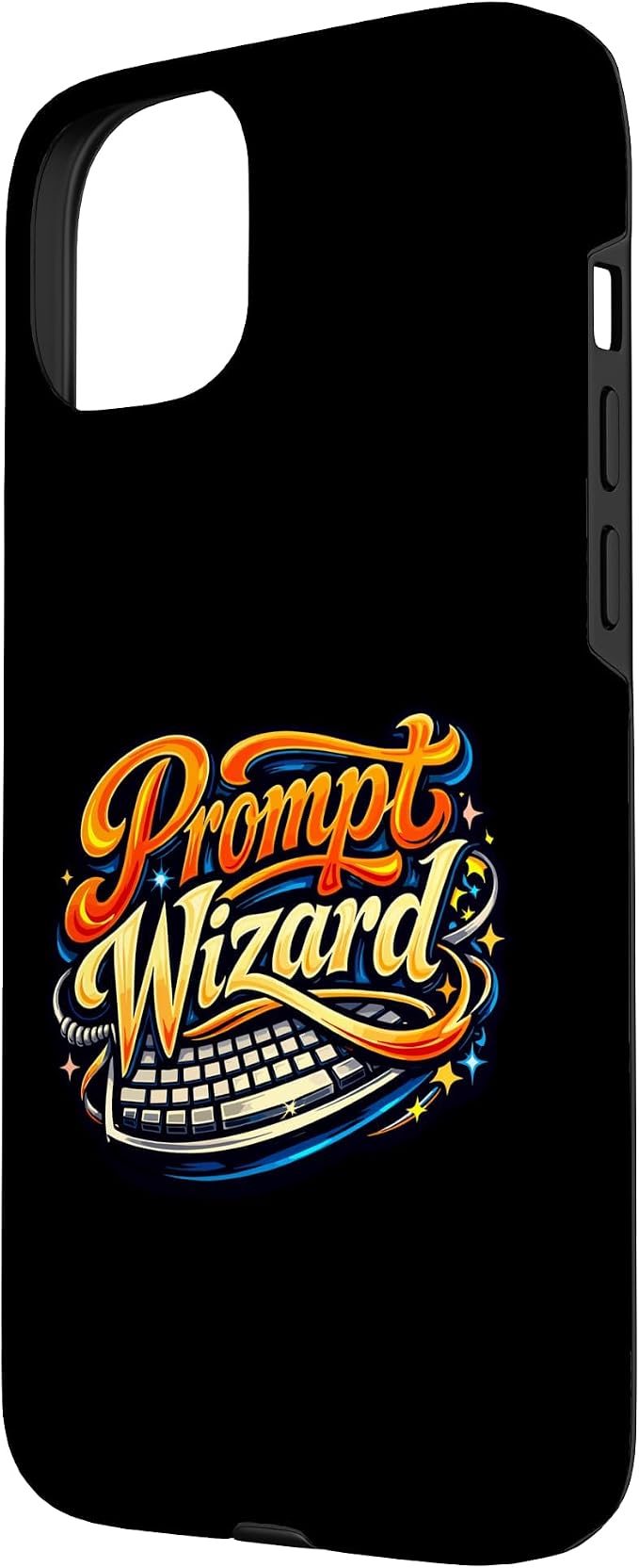 Prompt Wizard AI Retro Keyboard Case for iPhone 15 Plus - Image 2