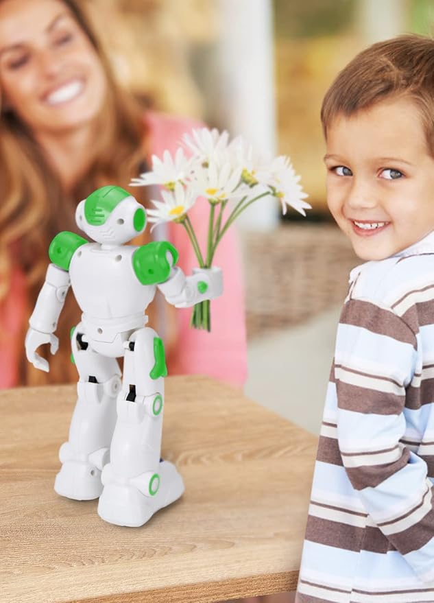KingsDragon RC Robot Toys for Kids, Gesture & Sensing Remote Control Robot for Age 4 5 6 7 8 Year Old Boys Girls Birthday Present (Green) - Image 7